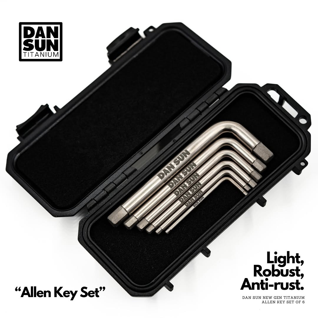 DAN SUN Titanium Allen Key Set - Deep Dive Supplies