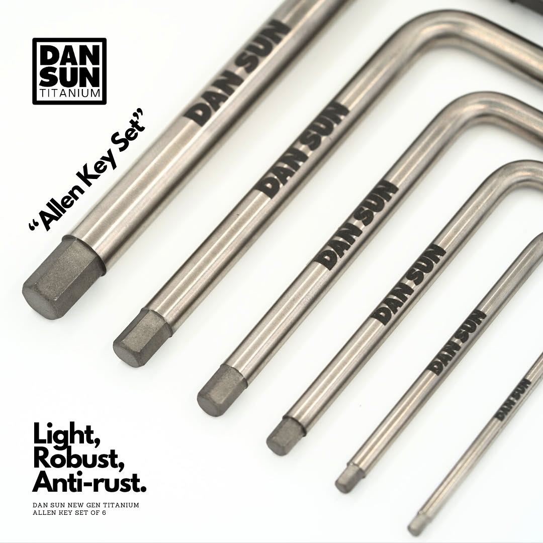 DAN SUN Titanium Allen Key Set - Deep Dive Supplies