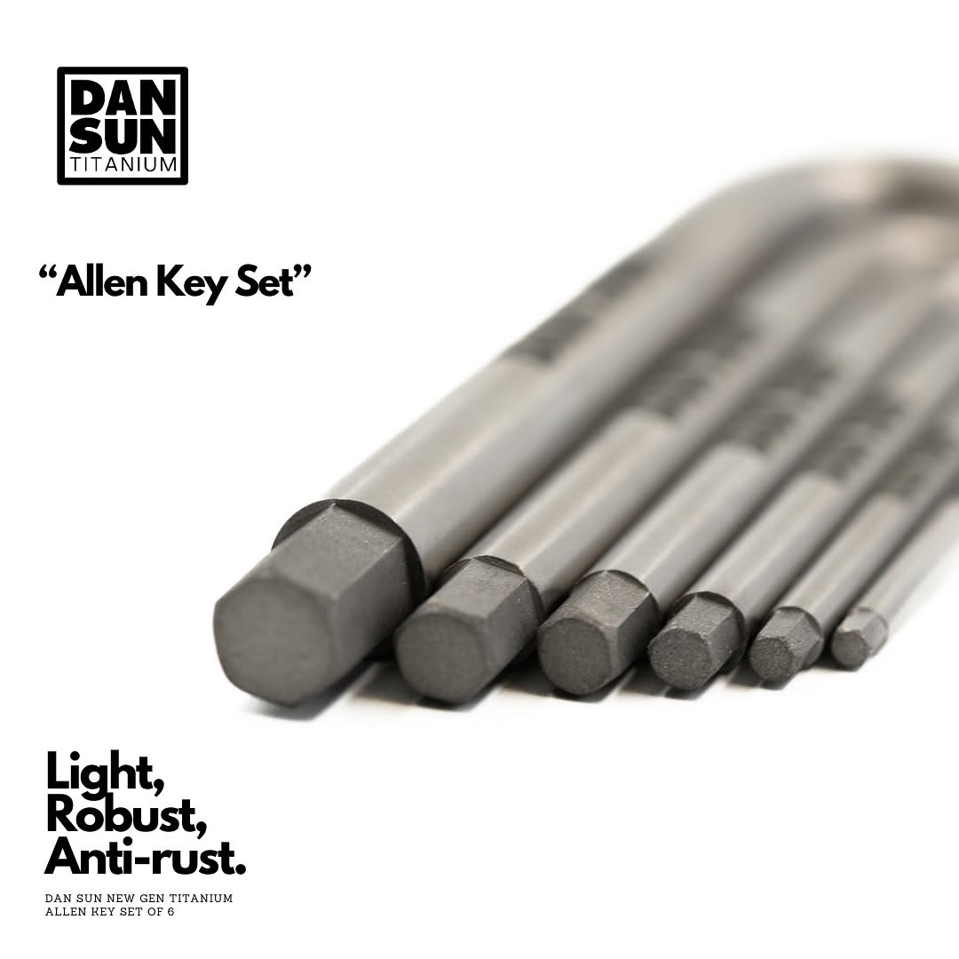 DAN SUN Titanium Allen Key Set - Deep Dive Supplies