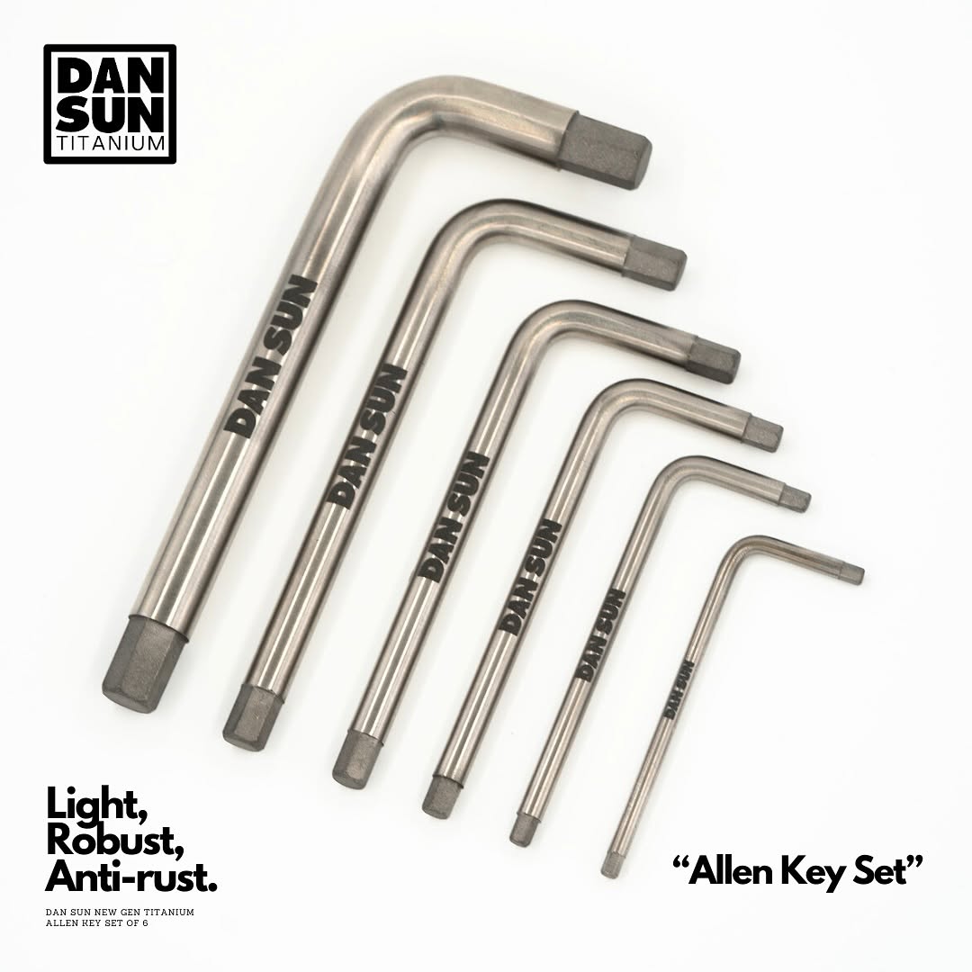 DAN SUN Titanium Allen Key Set - Deep Dive Supplies