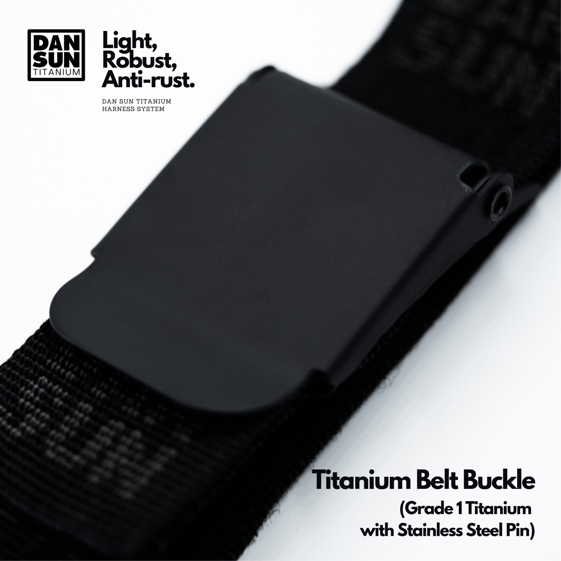Dan Sun Titanium Belt Buckle - Deep Dive Supplies