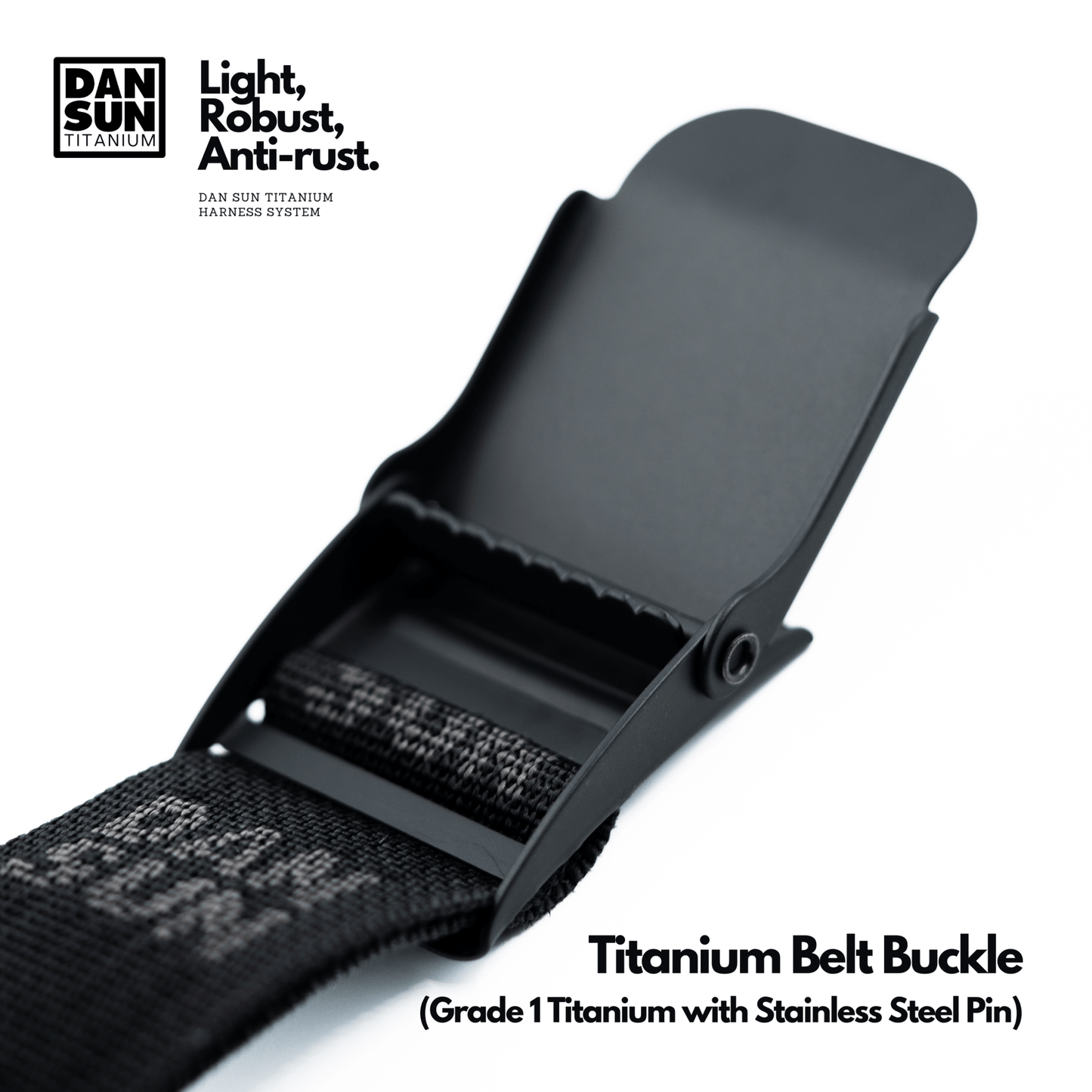 Dan Sun Titanium Belt Buckle - Deep Dive Supplies