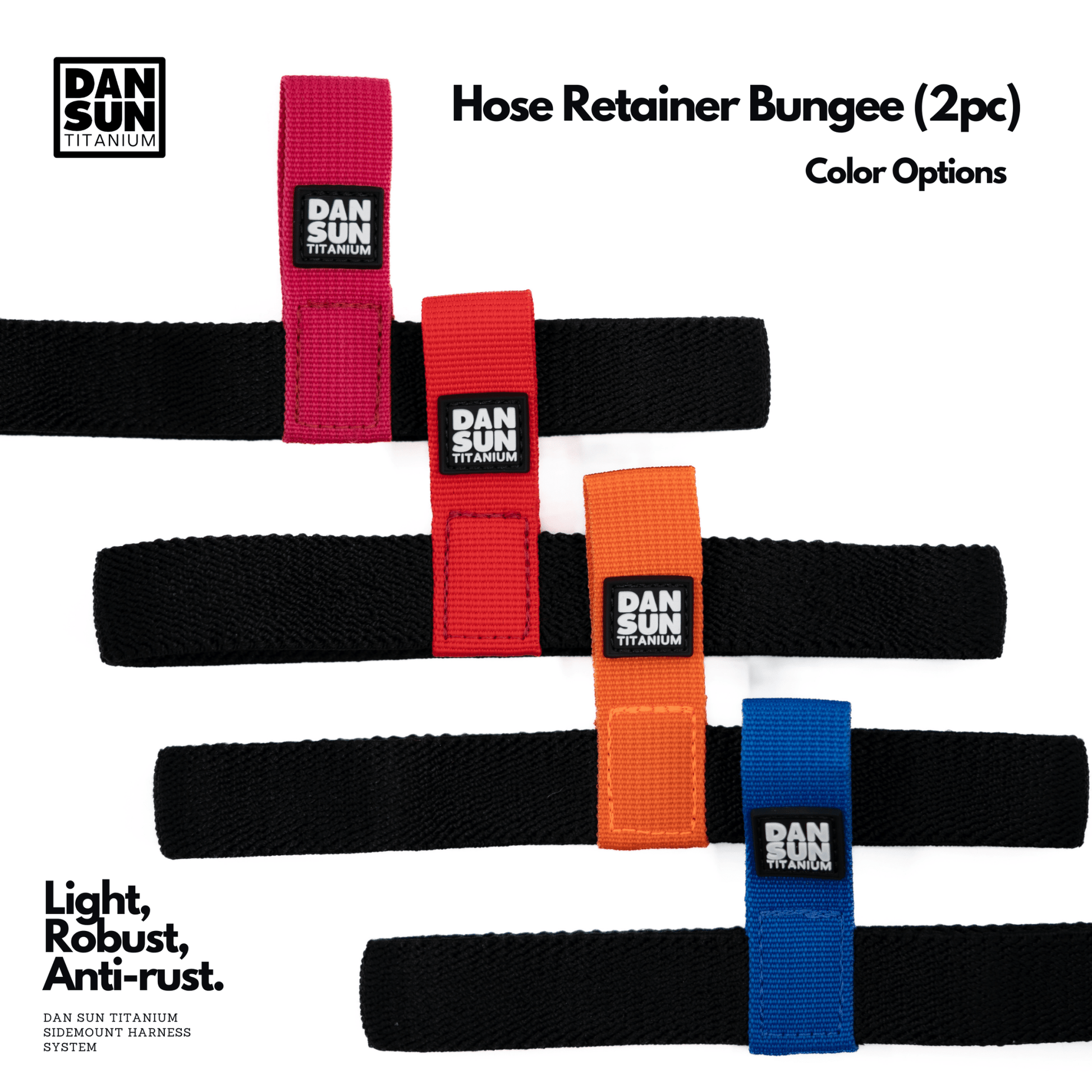 Dan Sun Titanium Hose Retainers - Deep Dive Supplies