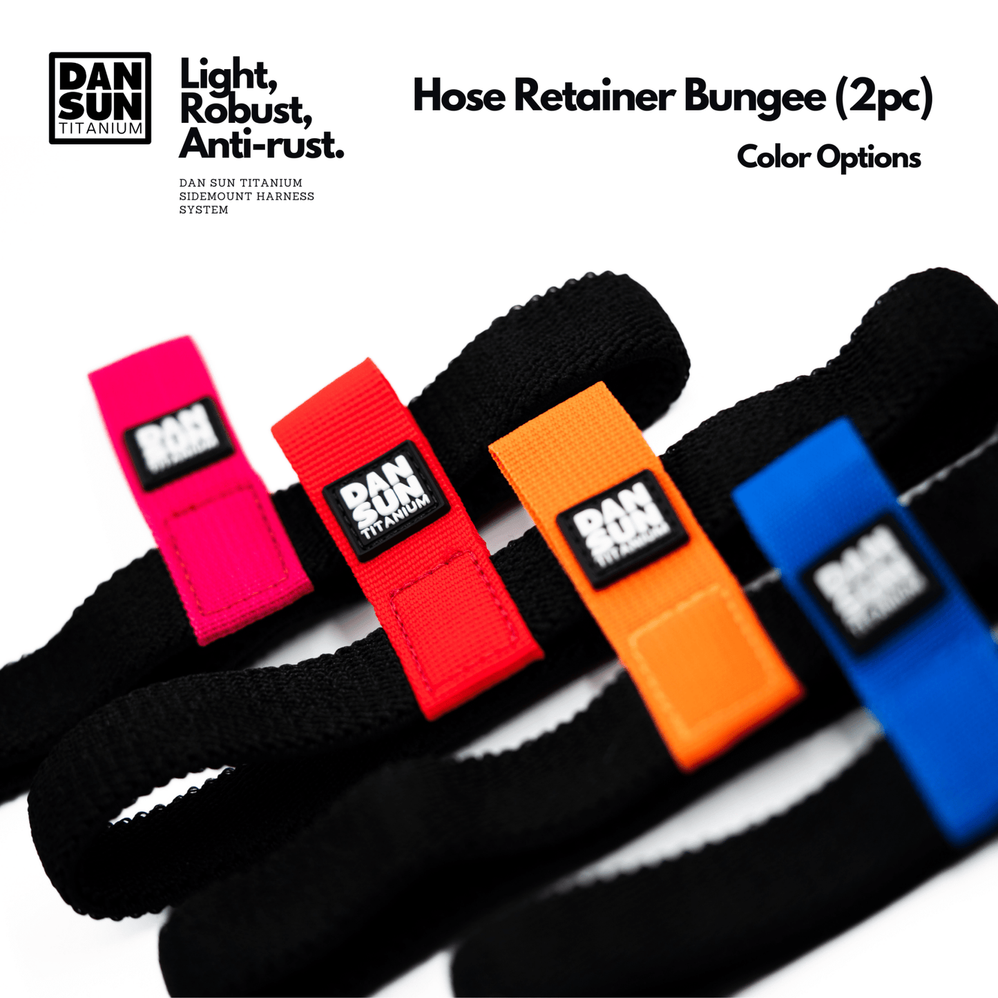 Dan Sun Titanium Hose Retainers - Deep Dive Supplies