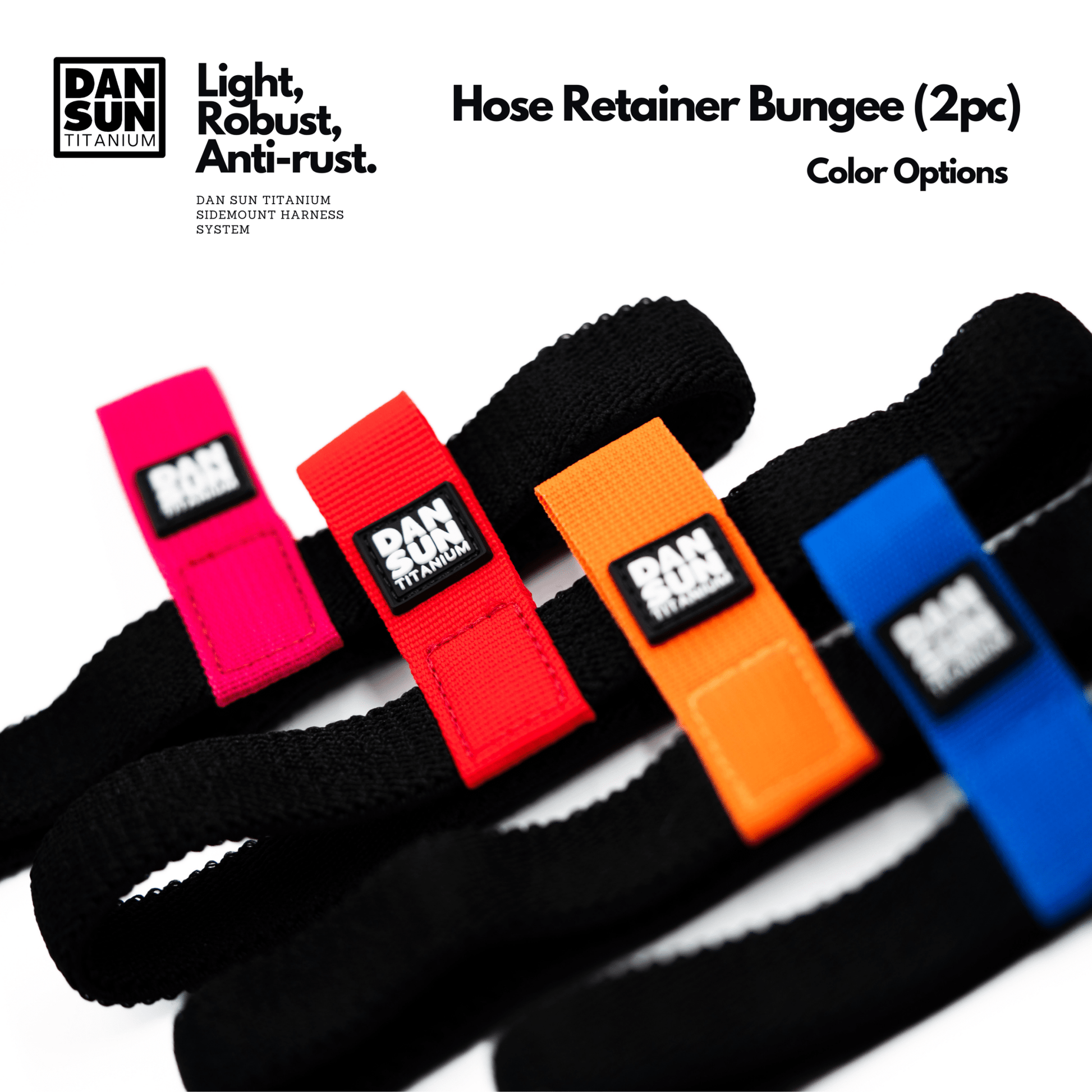 Dan Sun Titanium Hose Retainers - Deep Dive Supplies