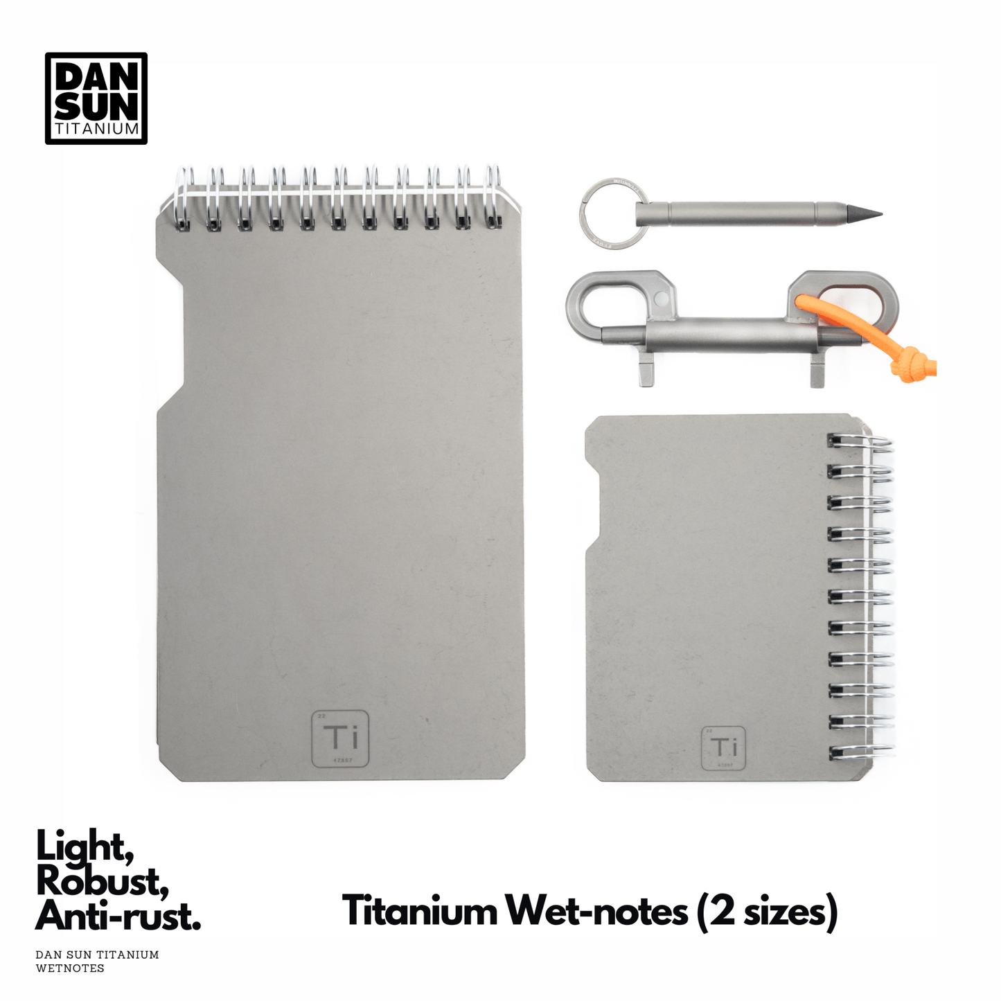 Dan Sun Titanium Mini Wetnotes - Deep Dive Supplies