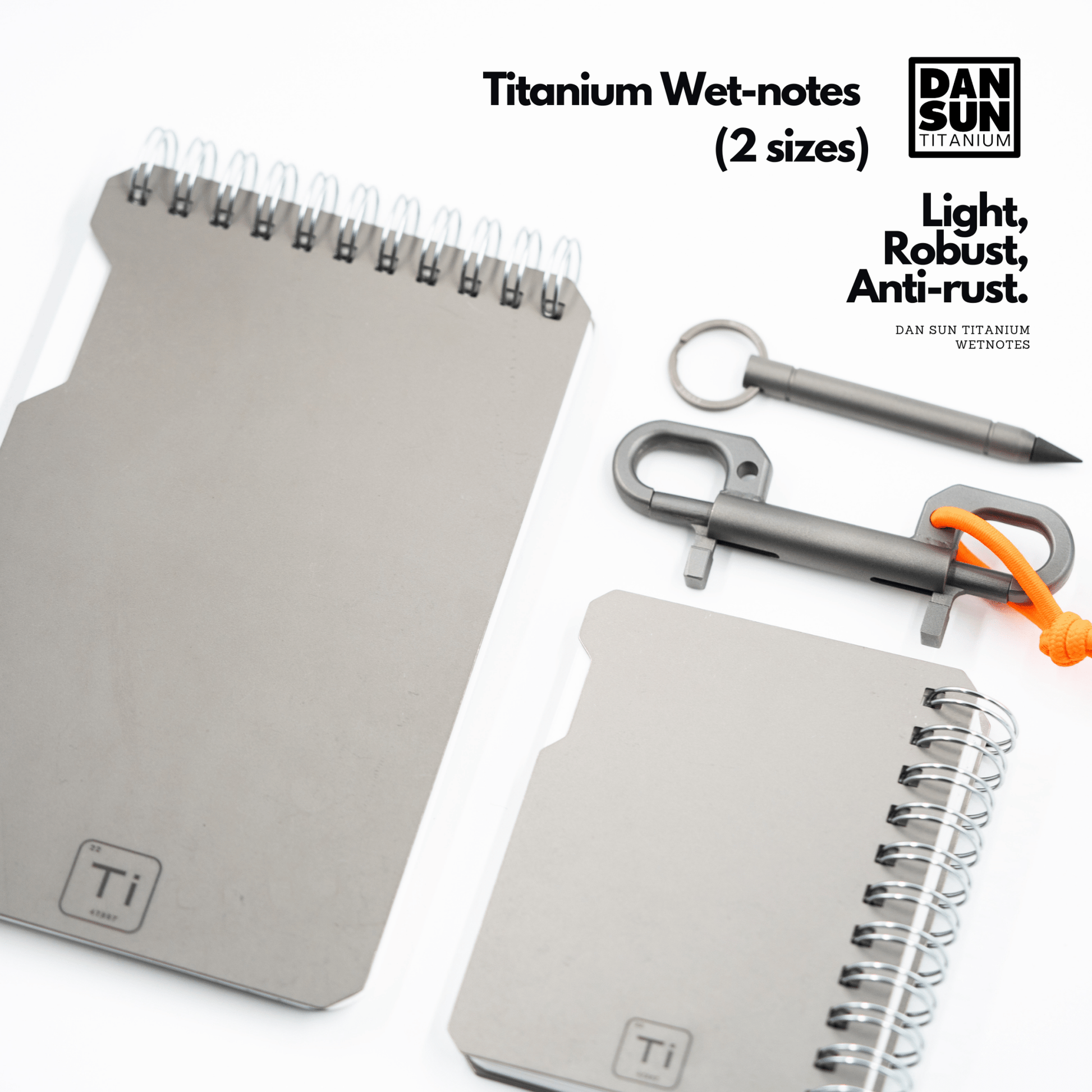 Dan Sun Titanium Mini Wetnotes - Deep Dive Supplies