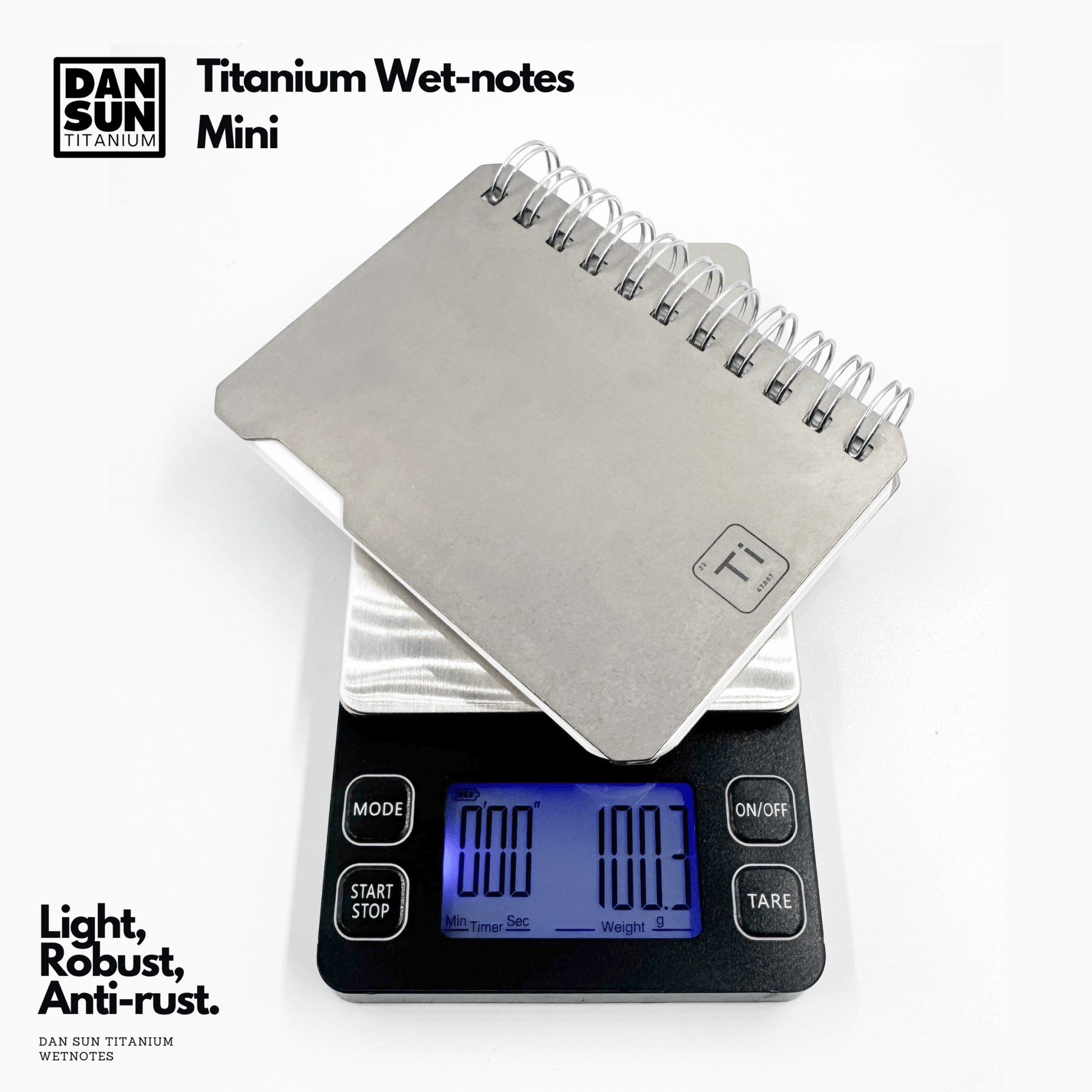 Dan Sun Titanium Mini Wetnotes - Deep Dive Supplies