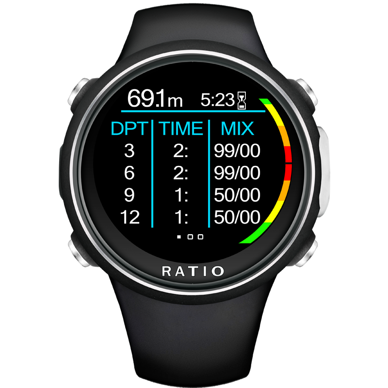 Ratio iDive Colour Edition Computers (Watch Style - Deep)