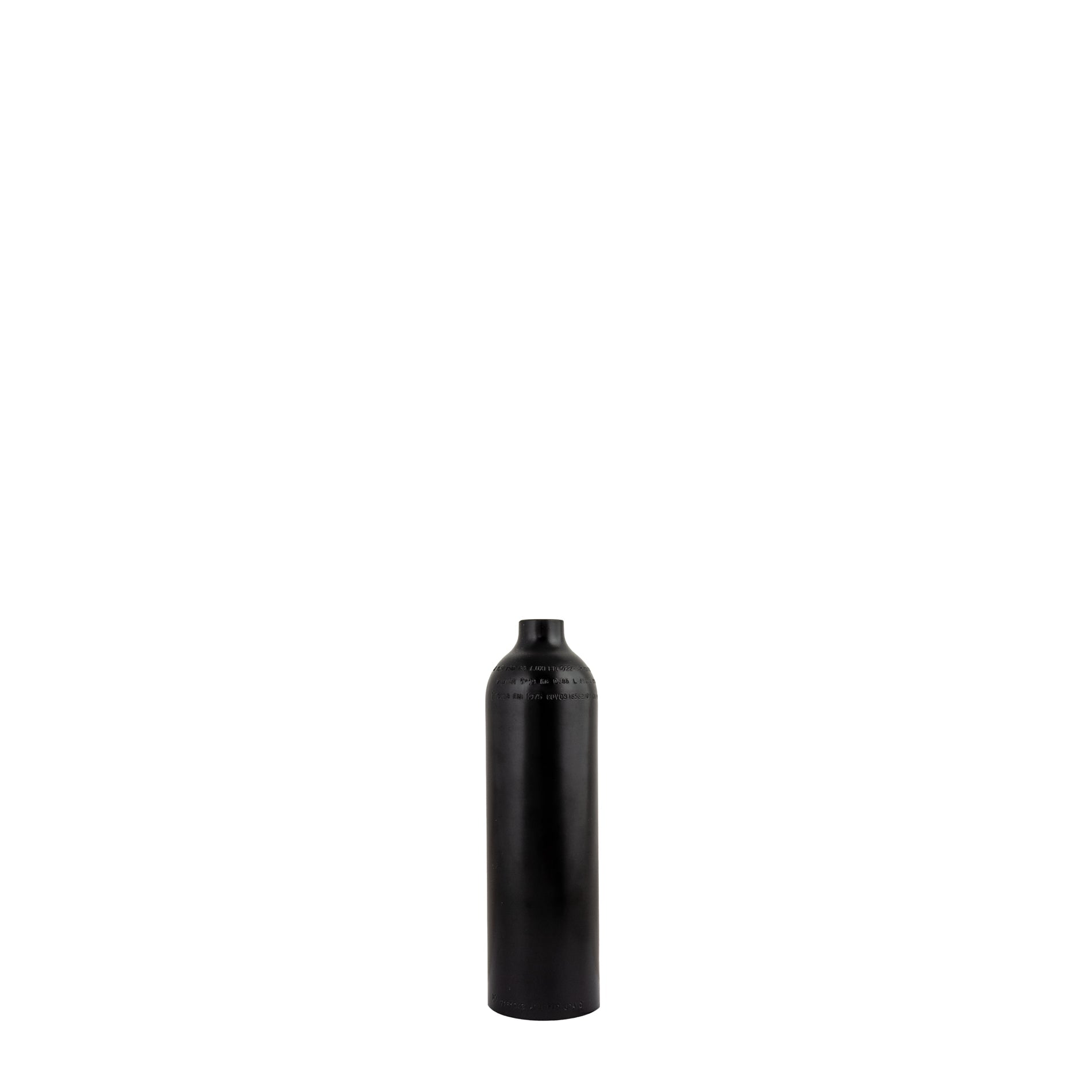 Luxfer 0.85L Aluminum Cylinder Black - Deep Dive Supplies