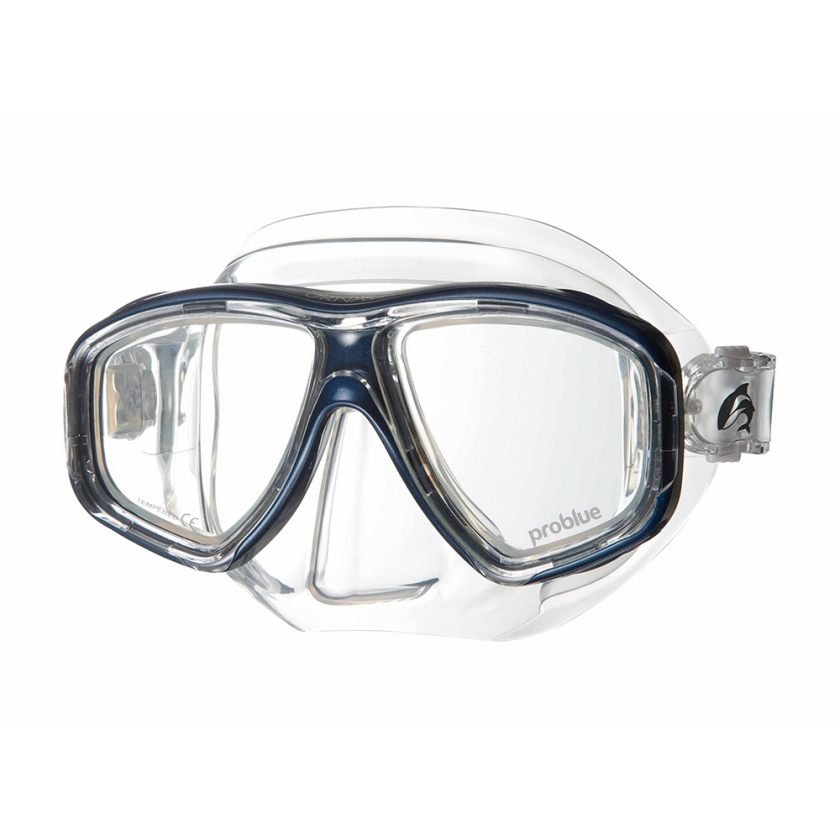 Problue Dual Lens Mask with Clear Skirt (Asian Fit) - Deep Dive Supplies