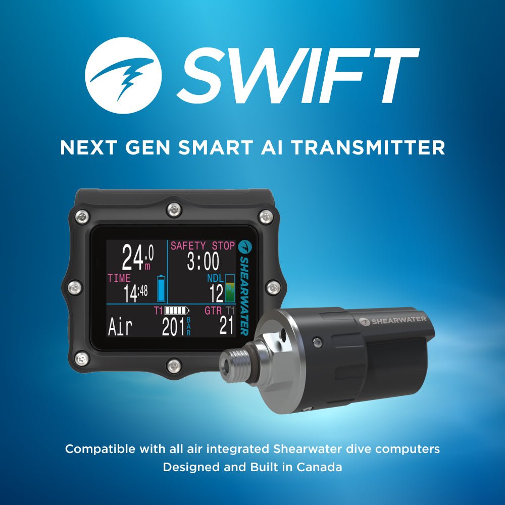 Shearwater Swift Transmitter - Deep Dive Supplies