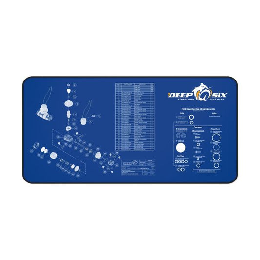 Deep 6 Signature 1st Stage Diagram Service Mat