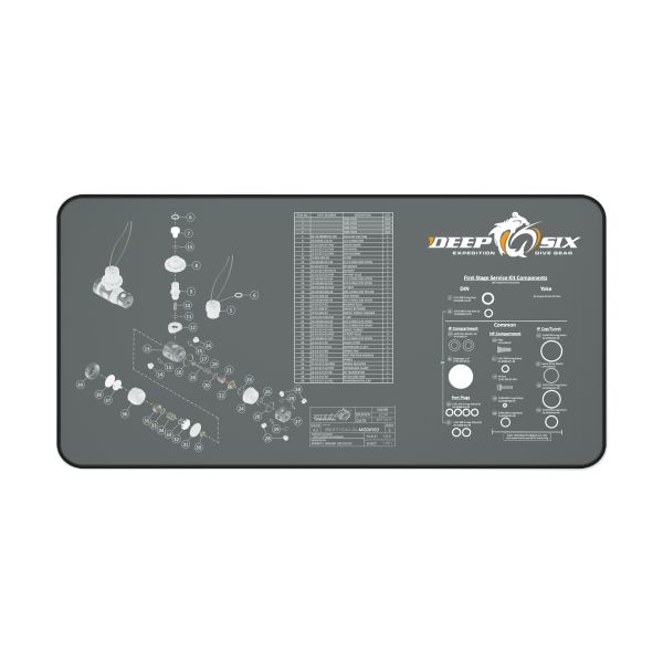 Deep 6 Signature 1st Stage Diagram Service Mat