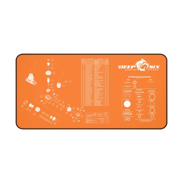 Deep 6 Signature 1st Stage Diagram Service Mat
