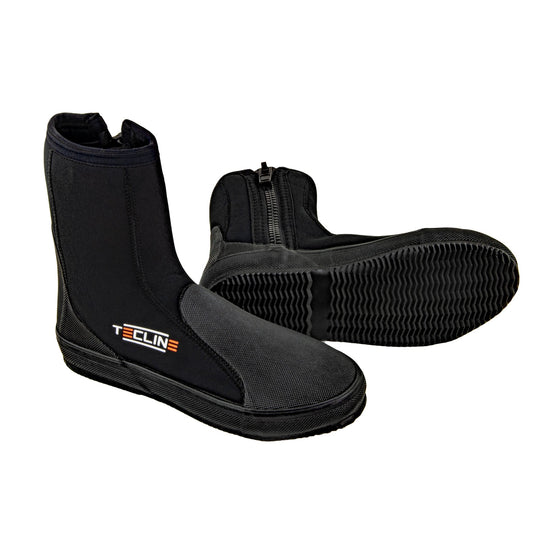 Tecline 5mm Zippered Booties - Deep Dive Supplies