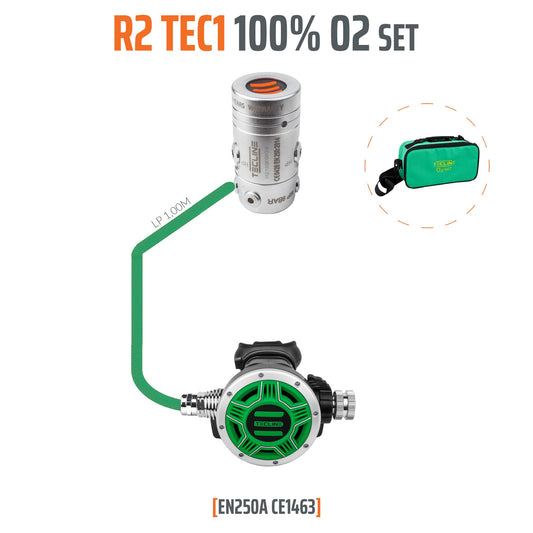 Tecline R2 Tec 2 Nitrox Regulator - Deep Dive Supplies